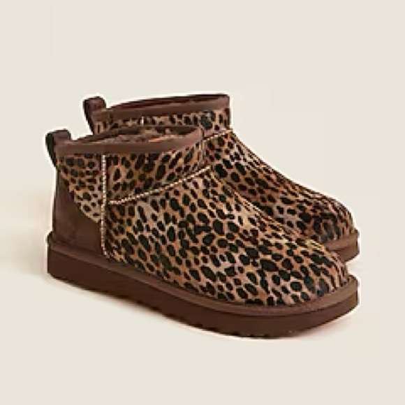 UGG Shoes - UGG Classic Ultra Mini Boots in Leopard Print